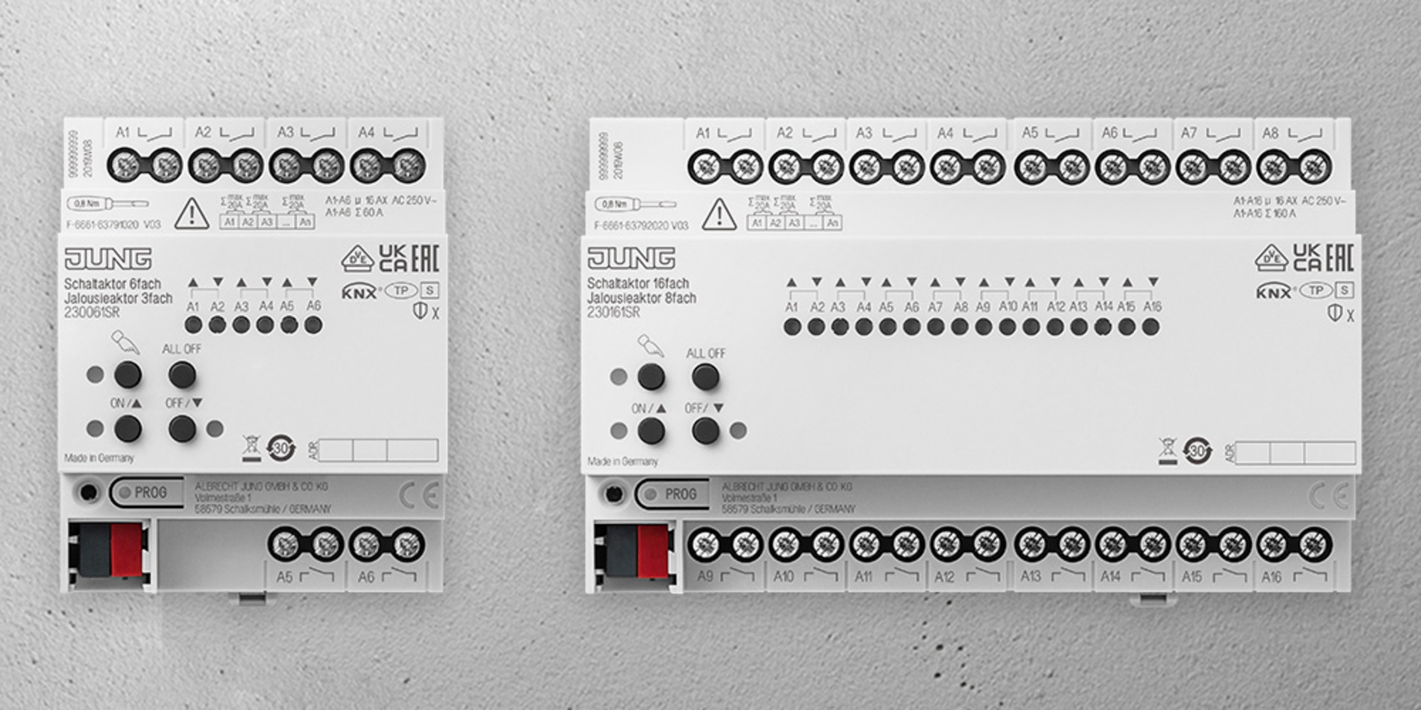 KNX Schalt- und Jalousieaktoren bei Tamer Group in Nettelsee