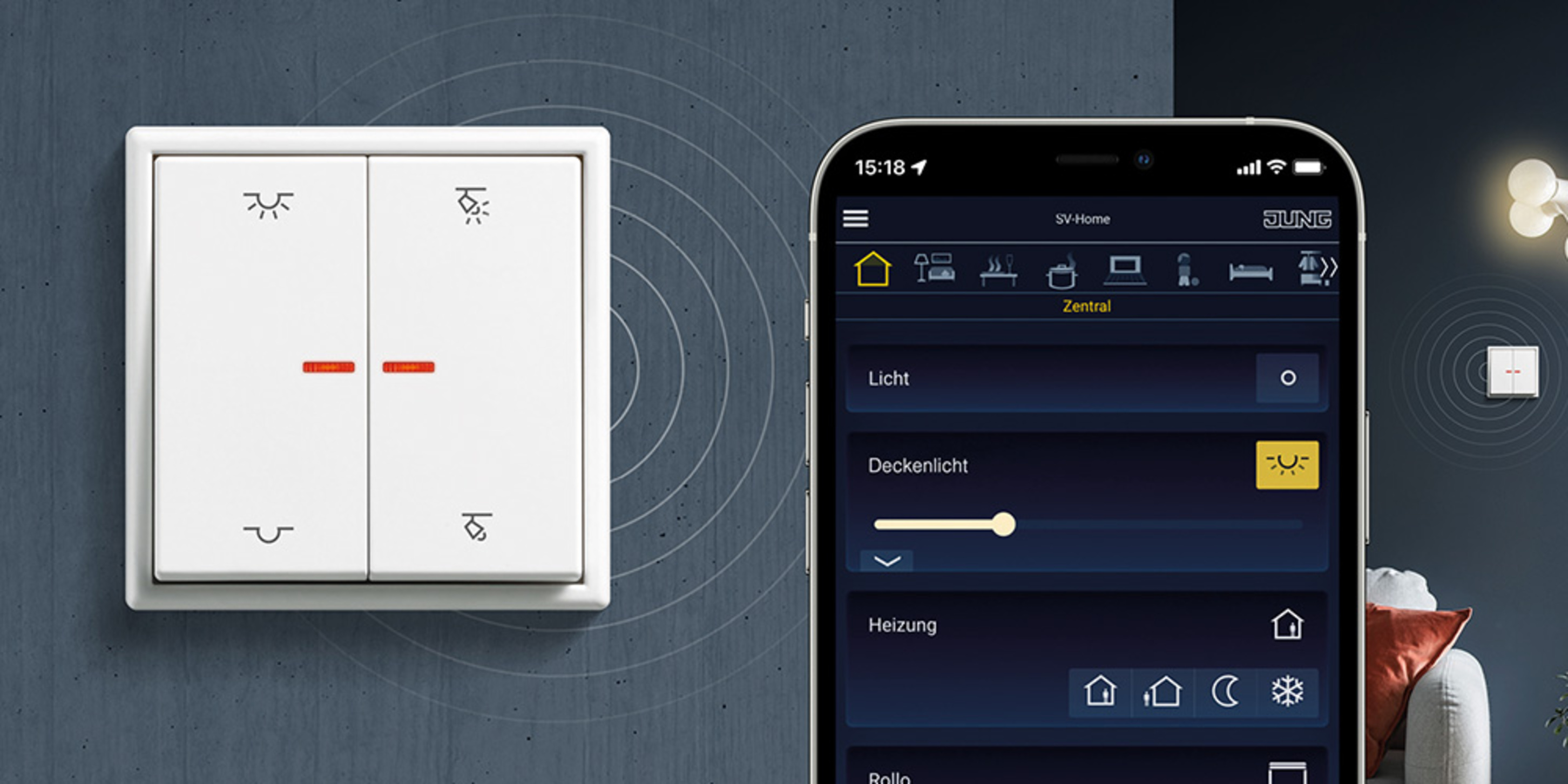 KNX RF Taster bei Tamer Group in Nettelsee